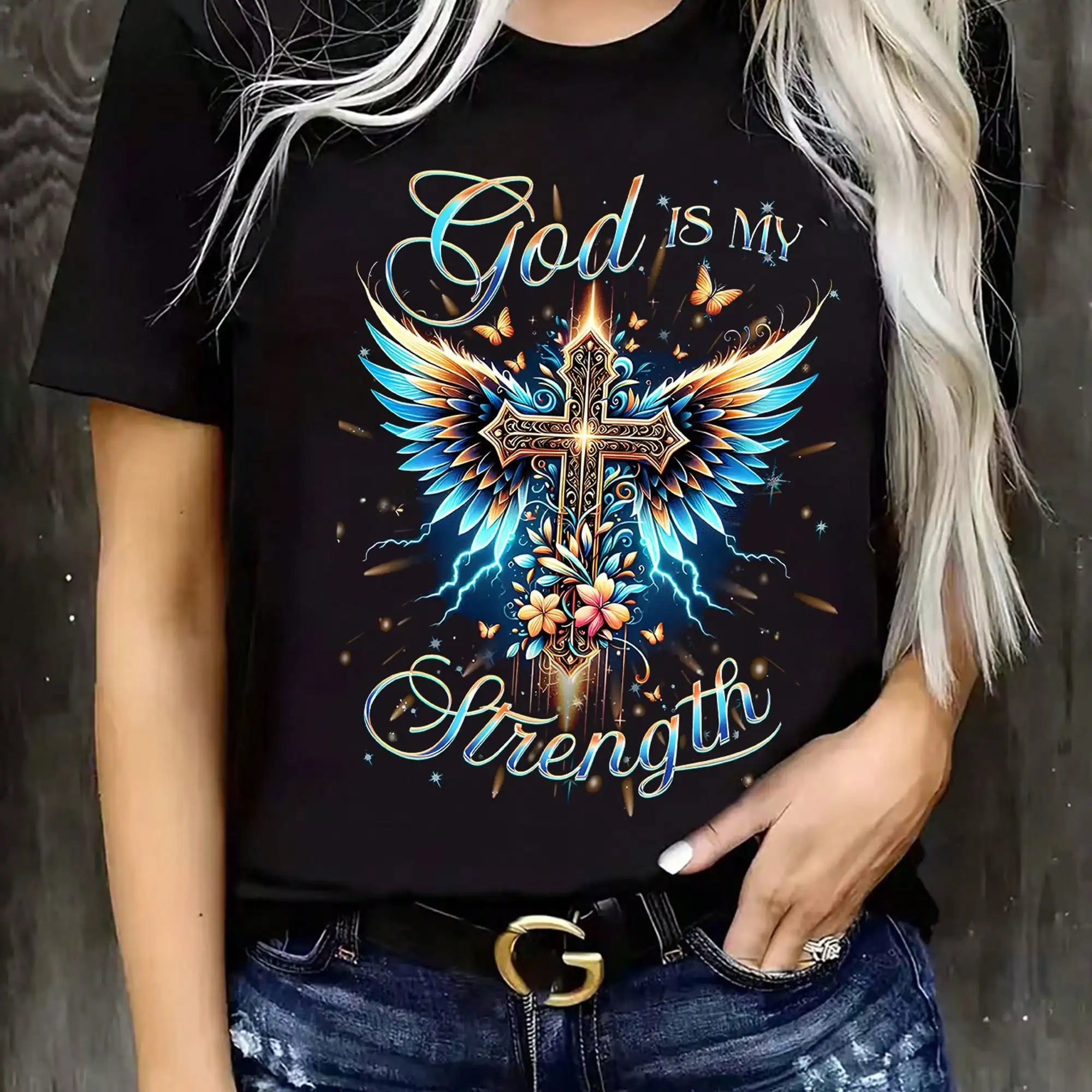 Crossfit Event - Women's -Based T-Shirt - God Is