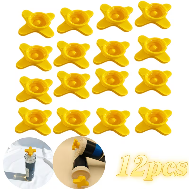 Crossfit Youtube - 12pcs Cross-shaped Plastic Tube Caps Reusable