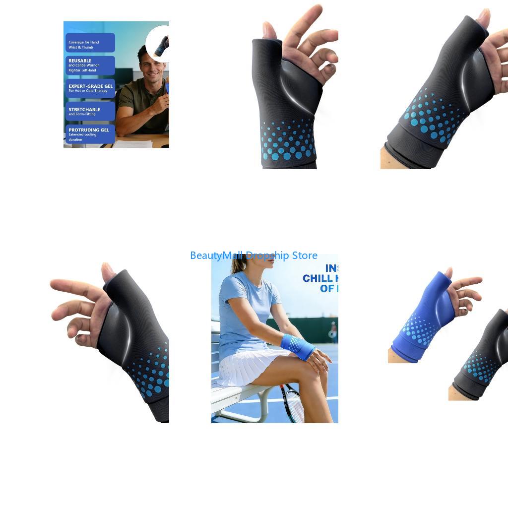 Wrist Wrap Support - 40JD Reusable Hot Cold Therapy Wrap