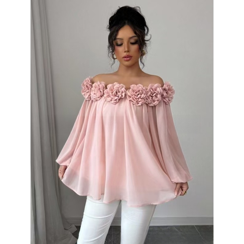 Elegant Backless 3D Flower Puf - Crossfit Youtube ulasan dan harga