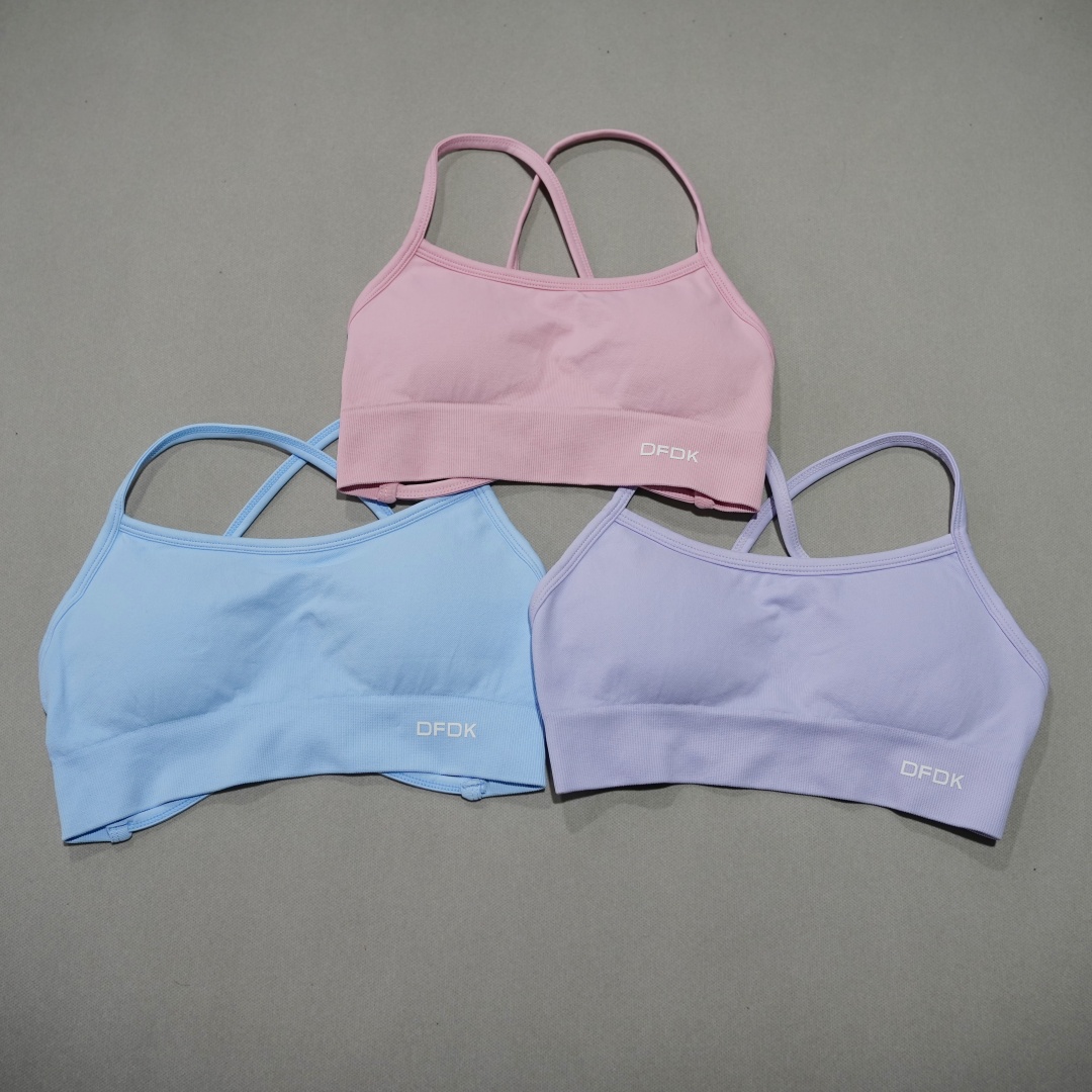 DFDK Sexy Cross Back Yoga Bra  - Crossfit Gym ulasan dan harga