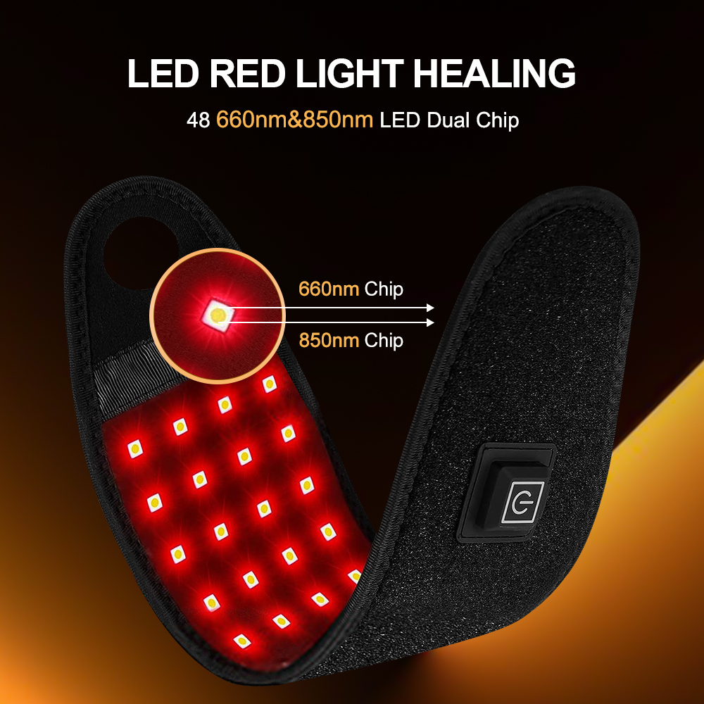 660nm 850nm LED Infrared Heati - Wrist Wrap Support ulasan dan harga