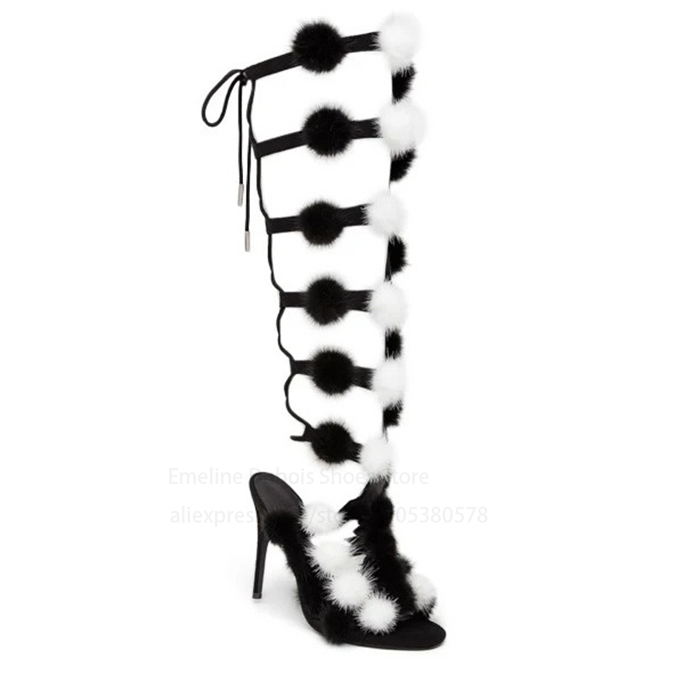 Black Suede Knee High Heels Sa - Crossfit Event ulasan dan harga