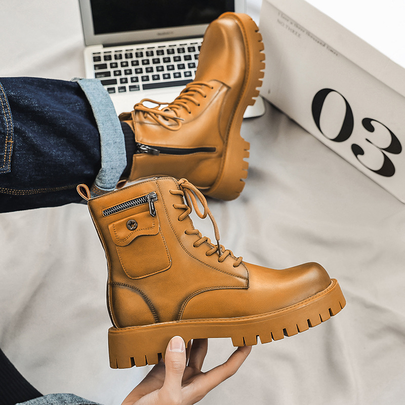 2025 Trend Men Boots Sneakers  - Crossfit Outdoor ulasan dan harga