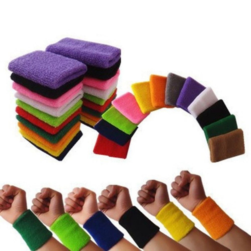 1/2Pcs Unisex Wristbands Sport - Wrist Wrap Support ulasan dan harga