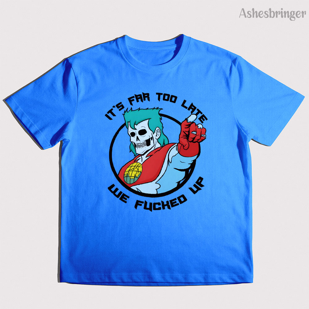 Mens Cotton Captain Planet Gra - Crossfit Mayhem ulasan dan harga