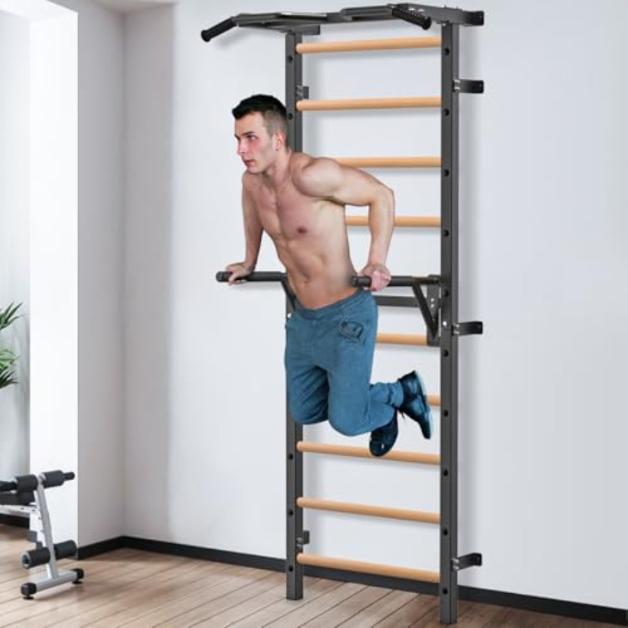 Wall Mounted Gymnastic Stall B - Pull Up Bar Grip ulasan dan harga