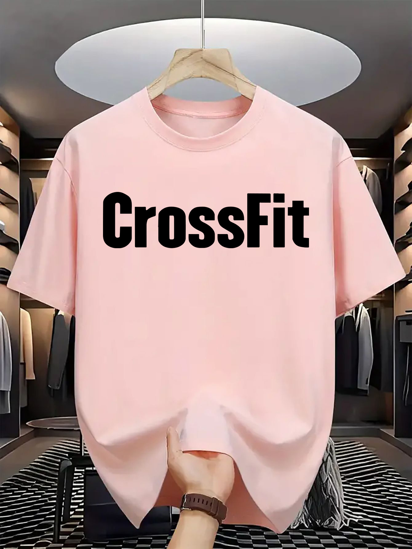 Men's Summer 100% Cotton Casua - Crossfit Mayhem ulasan dan harga