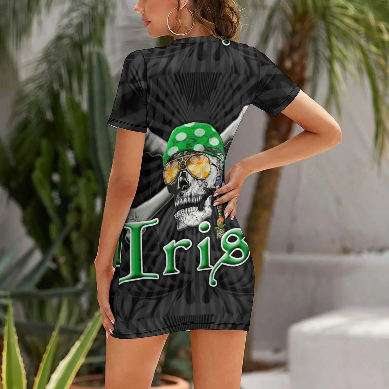 Irish Pirate Skull and Cross B - Crossfit Event ulasan dan harga