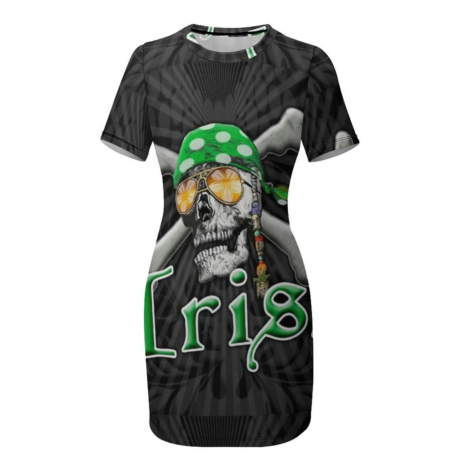 Irish Pirate Skull and Cross B - Crossfit Event ulasan dan harga
