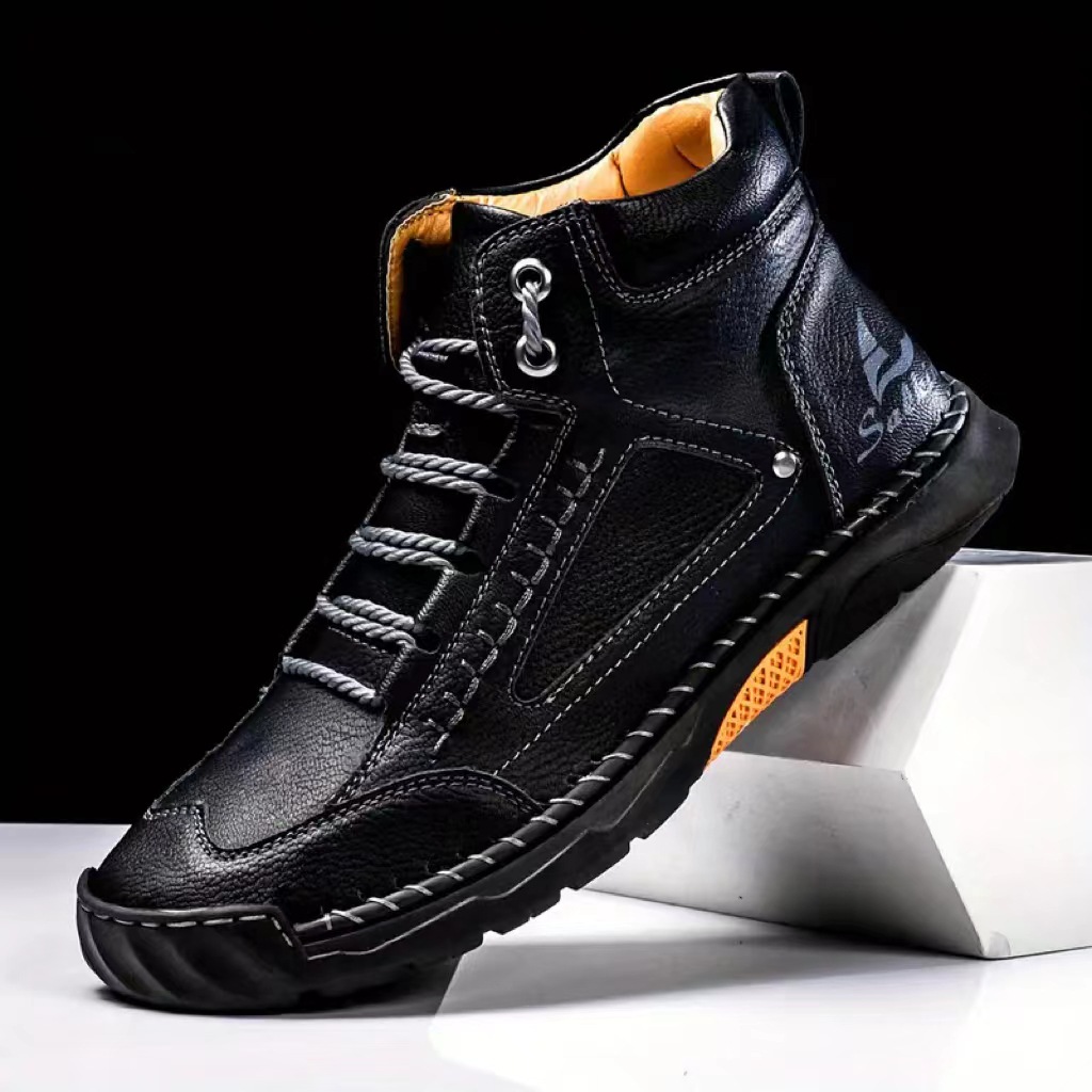 Men's Hand-stitched Boots Plus - Crossfit Outdoor ulasan dan harga