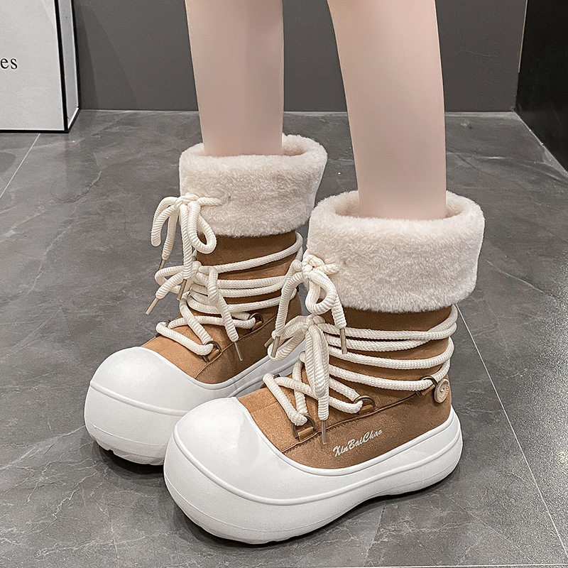 Winter Snow Boots for Women Pl - Crossfit Youtube ulasan dan harga
