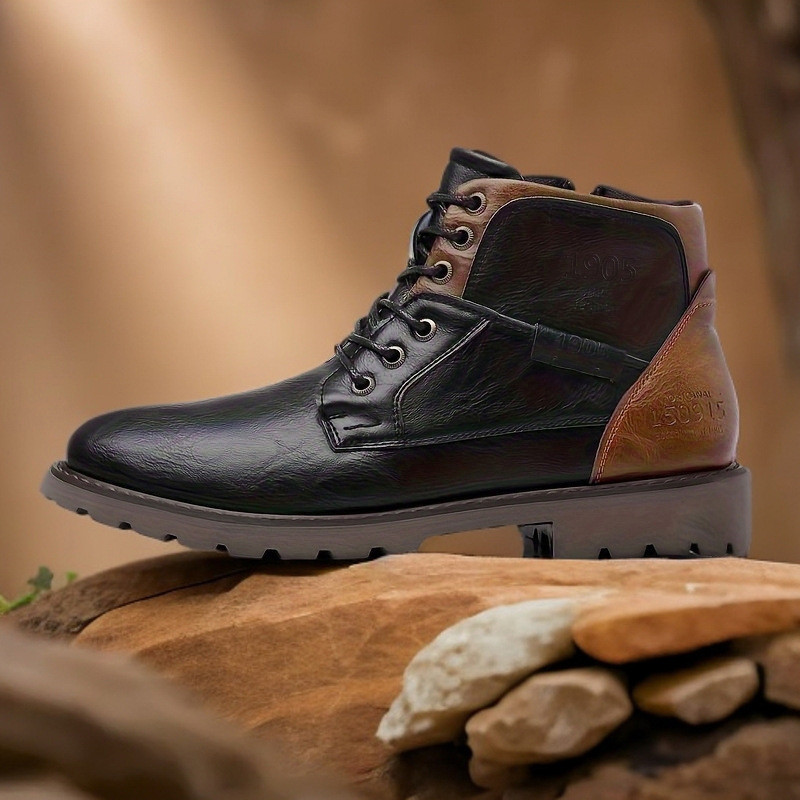 2026 Leather Men Ankle Boots P - Crossfit Outdoor ulasan dan harga