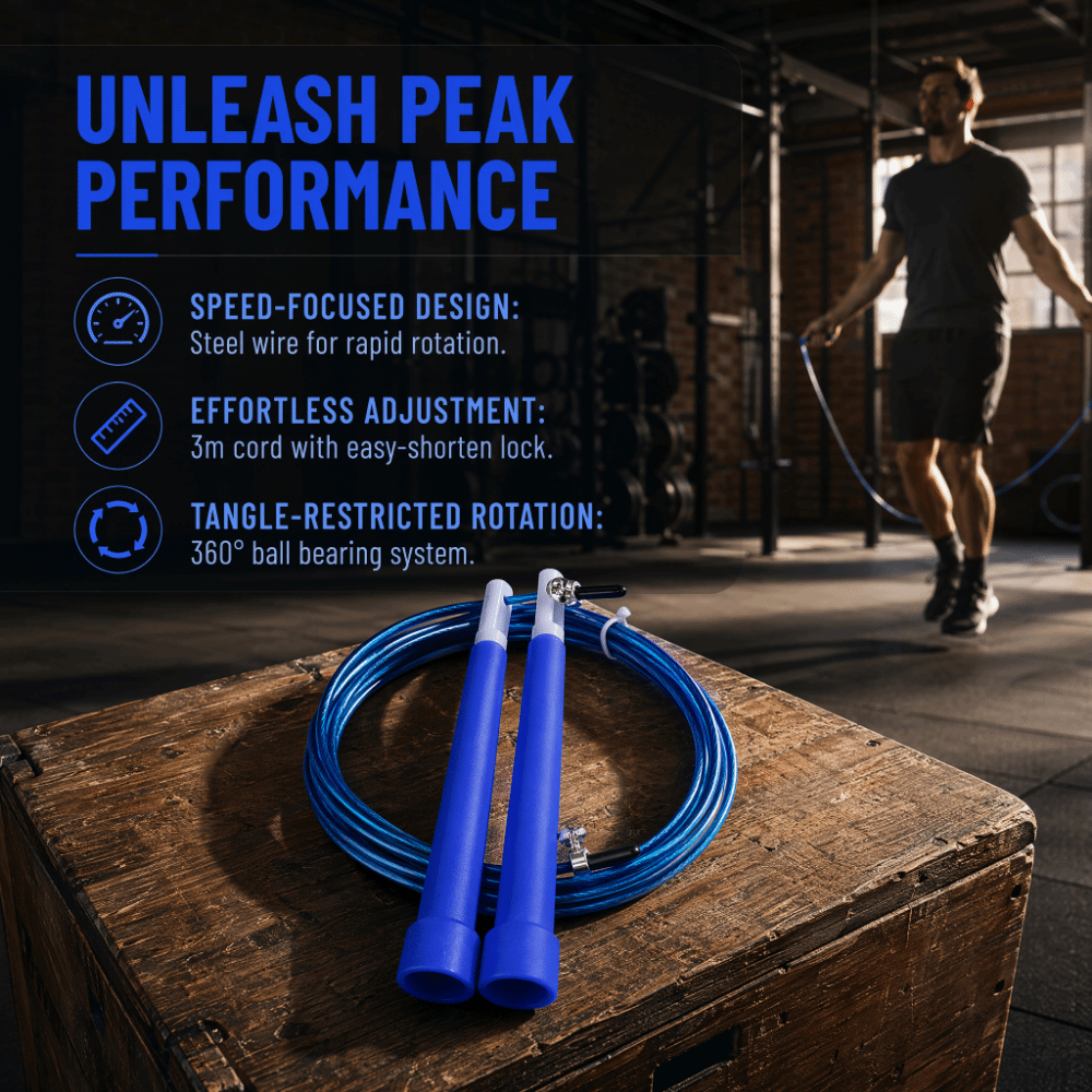 Portable Steel Wire Jump Rope  - Skipping Rope Pvc ulasan dan harga