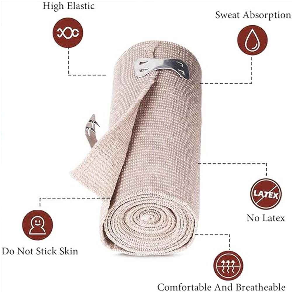 4Rolls Elastic Compression Ban - Wrist Wrap Support ulasan dan harga
