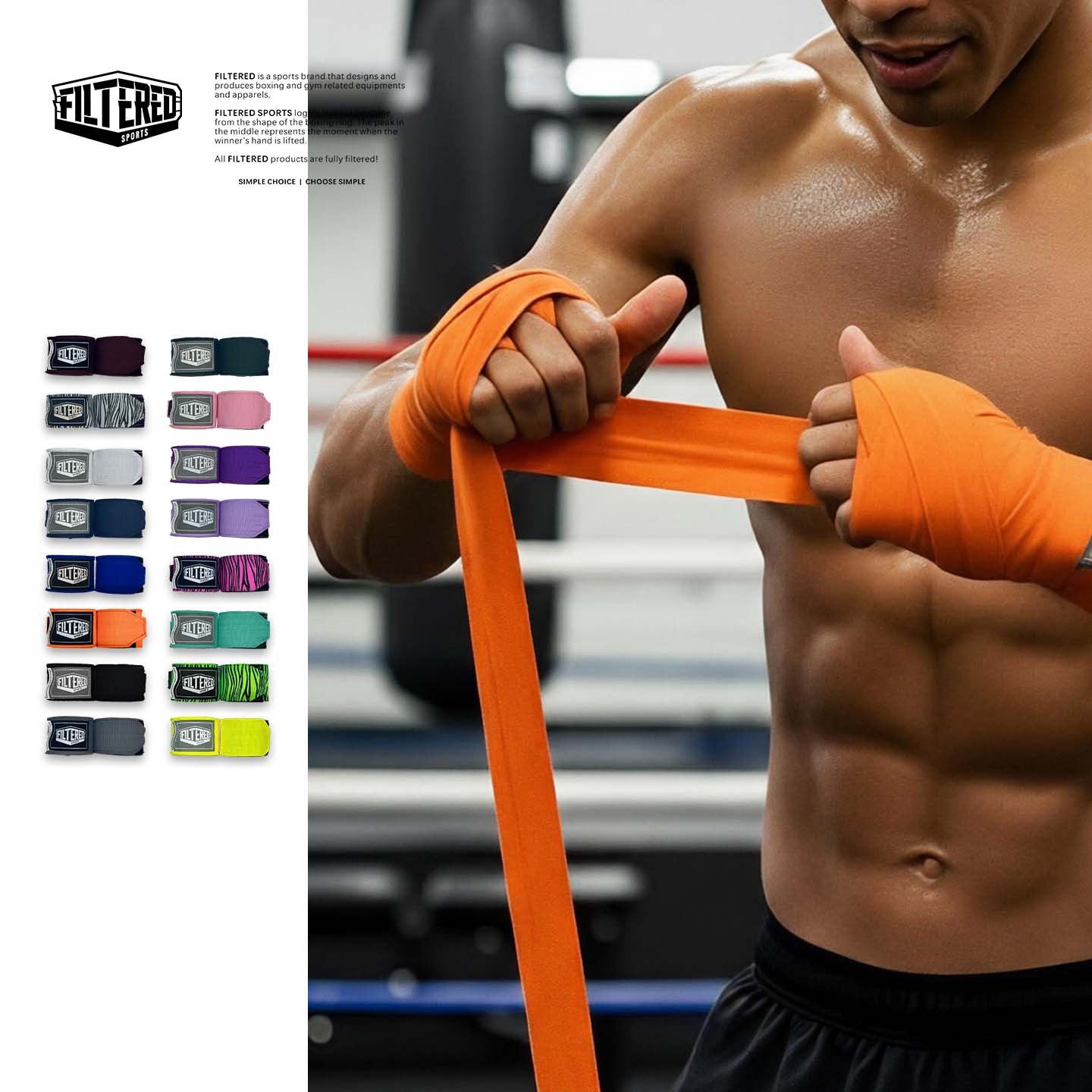 3m & 5m Professional Boxing Ha - Wrist Wrap Support ulasan dan harga