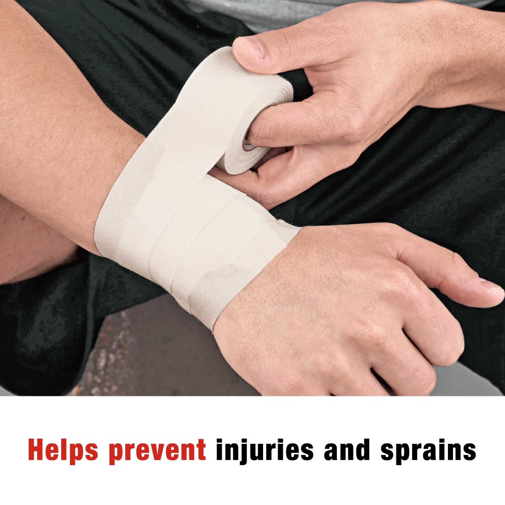 Athletic Sports Tape Black 1.5 - Wrist Wrap Support ulasan dan harga