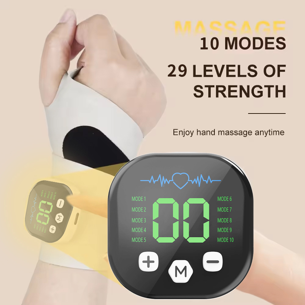 Electric Hand Massager EMS Mic - Wrist Wrap Support ulasan dan harga